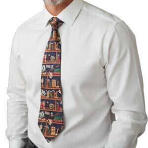ALYNN Neckwear Golf theme Tie Multicolor